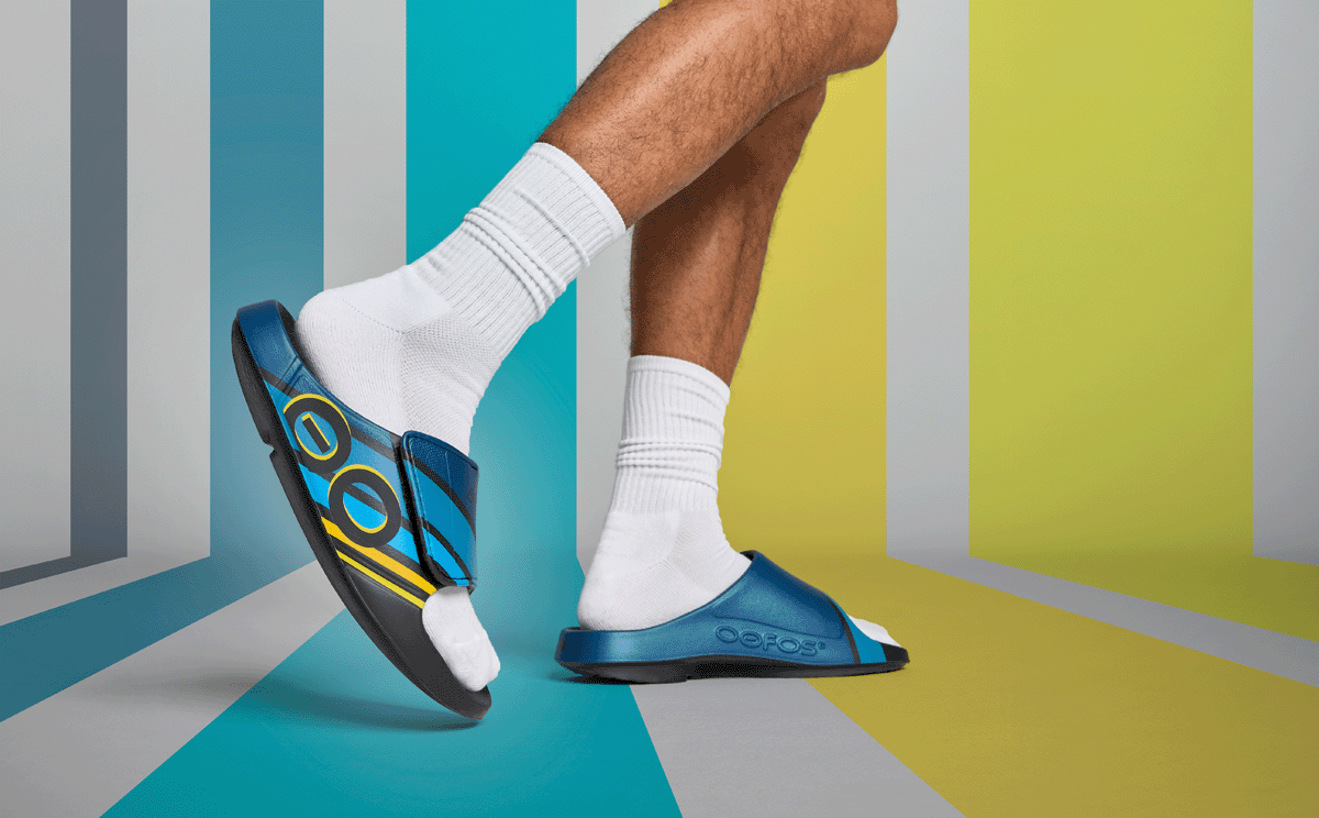 Marathon Sports OOFOS OOahh Sport Flex Sandal Boston Edition