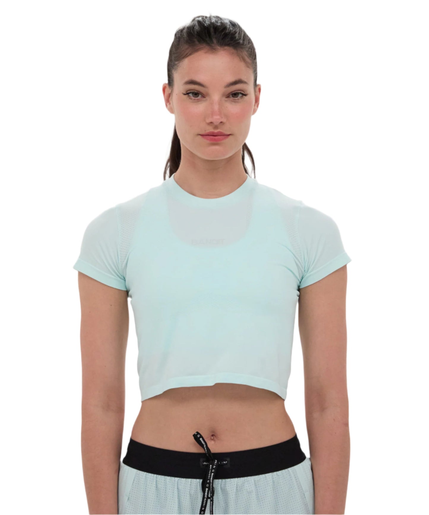 Marathon Sports Bandit Running Women's Mercury Seamless Crop Tee I Marathon Sports