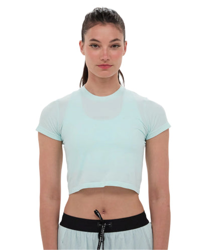 Marathon Sports Bandit Running Women's Mercury Seamless Crop Tee I Marathon Sports