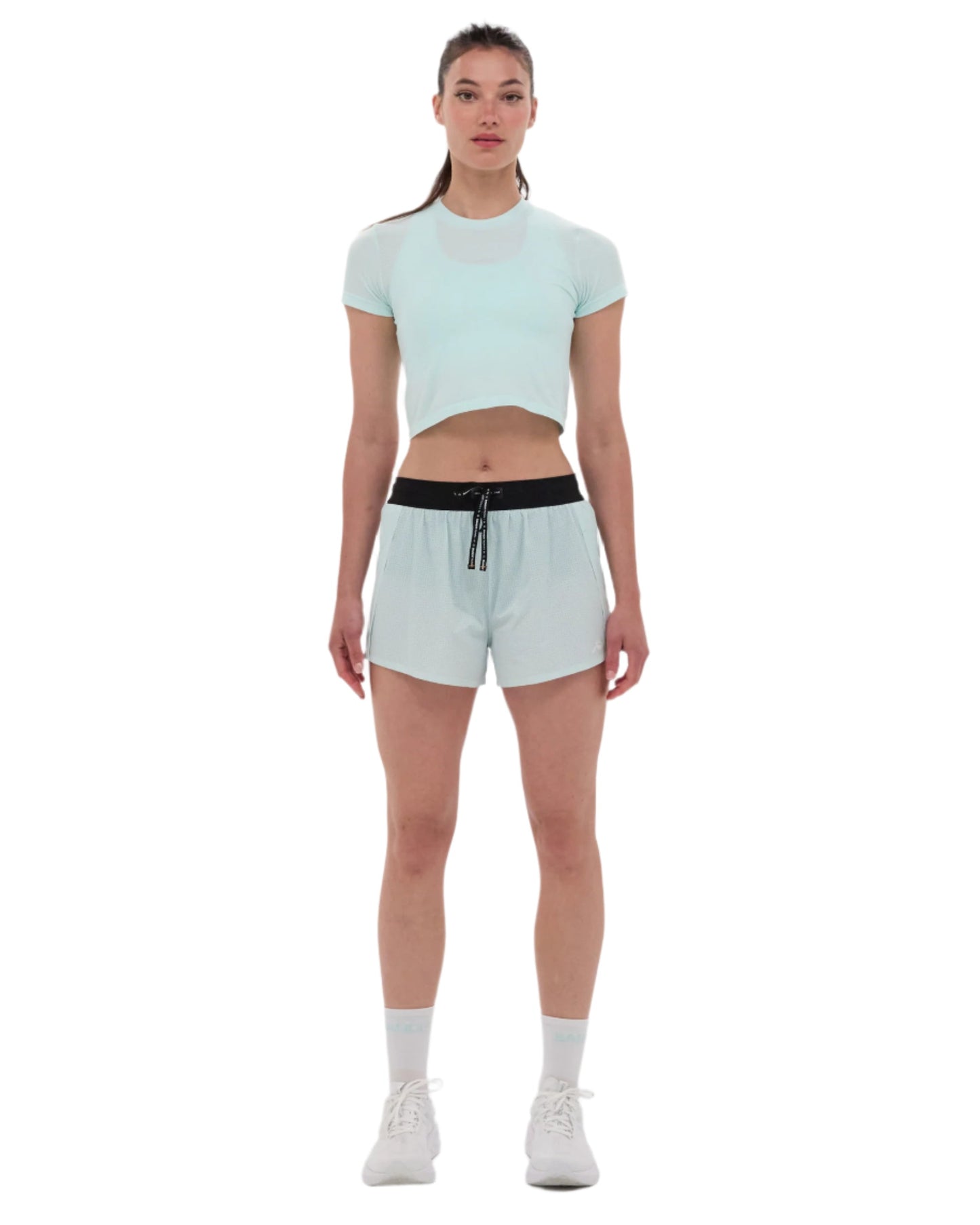 Marathon Sports Bandit Running Women's Mercury Seamless Crop Tee I Marathon Sports