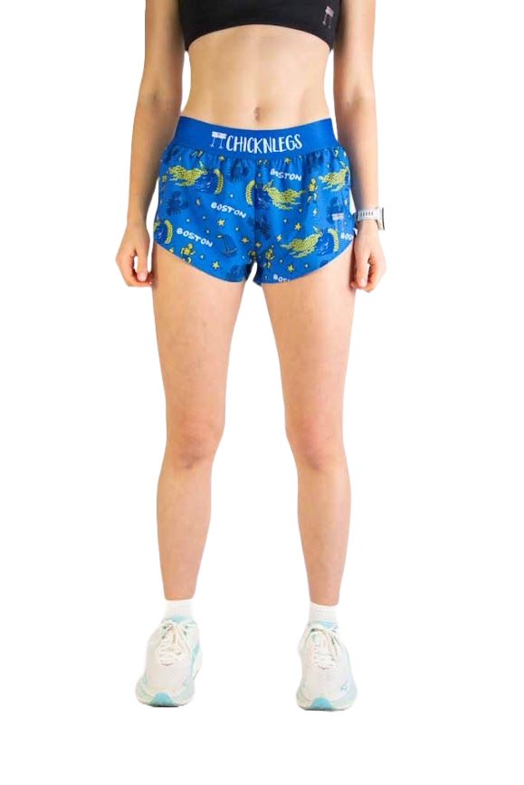 Marathon Sports Women's Chicknlegs   Shorts 1.5" Boston Doodle Edition