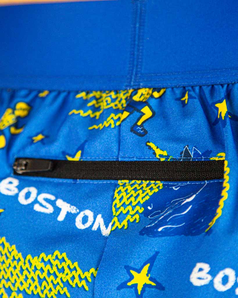 Marathon Sports Women's Chicknlegs   Shorts 1.5" Boston Doodle Edition