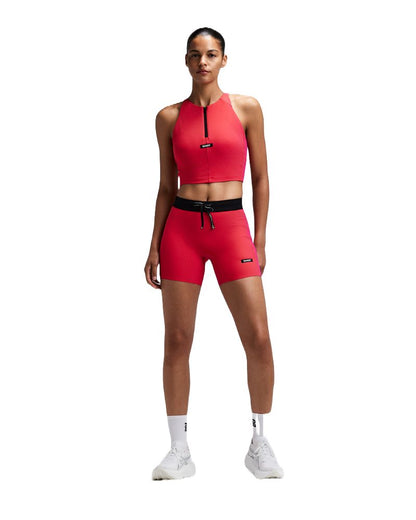 Marathon Sports Bandit Running Women's Striped Cadence Zip Front Race Crop
