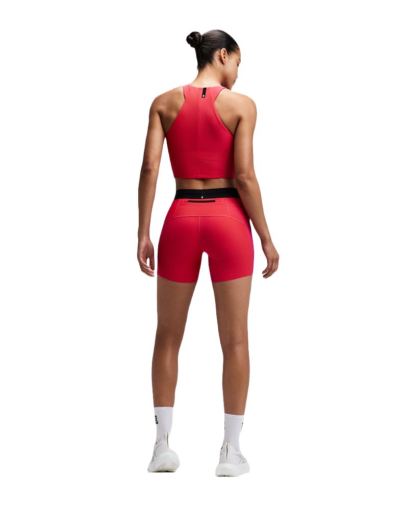 Marathon Sports Bandit Running Women's Striped Cadence Zip Front Race Crop