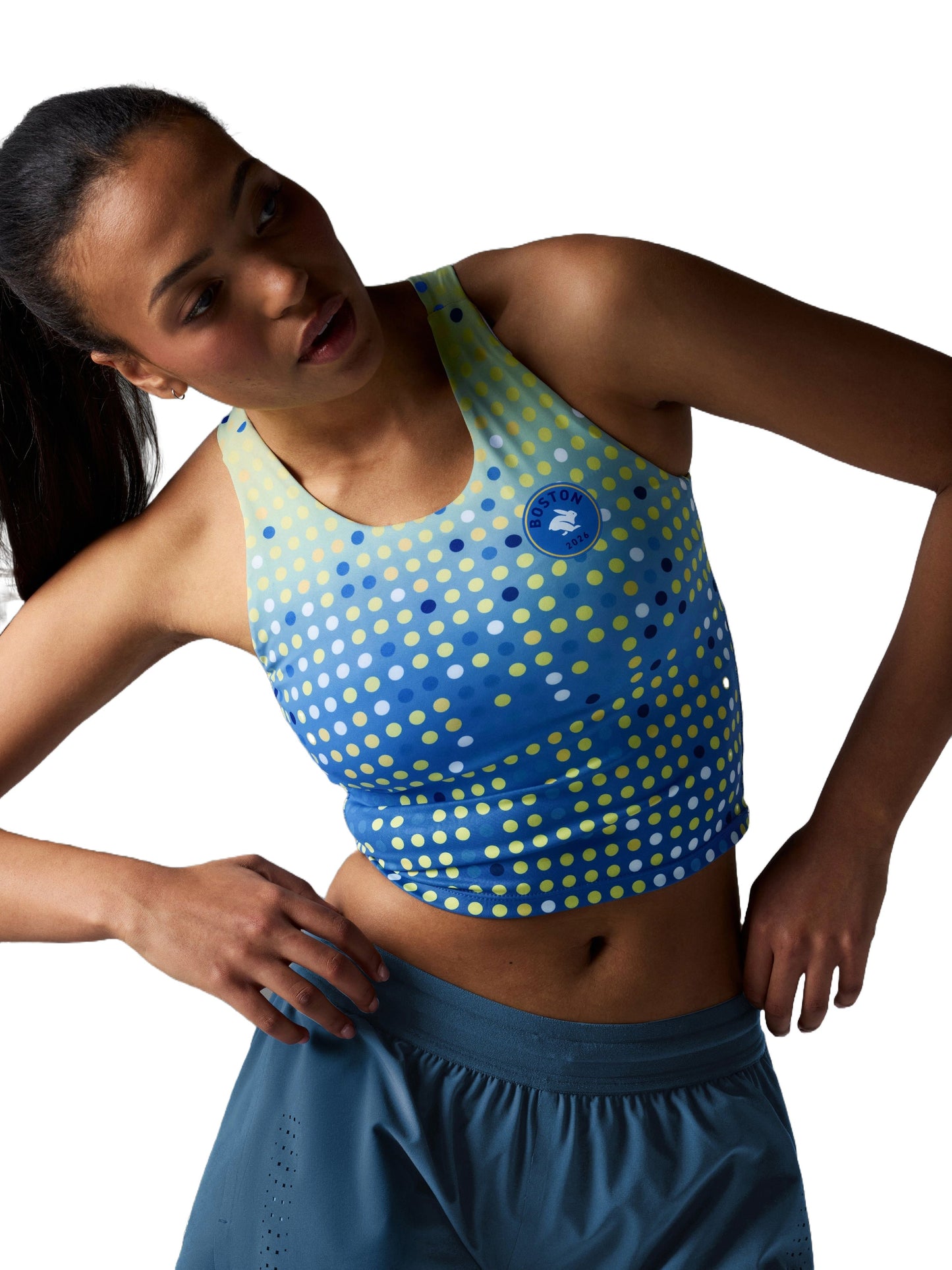 Marathon Sports rabbit Women's Crusher Pocket Crop Boston 2026