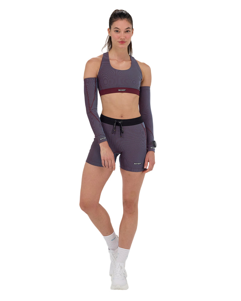 Marathon Sports Bandit Running Women's Striped Cadence™ Scoop Neck Run Bra