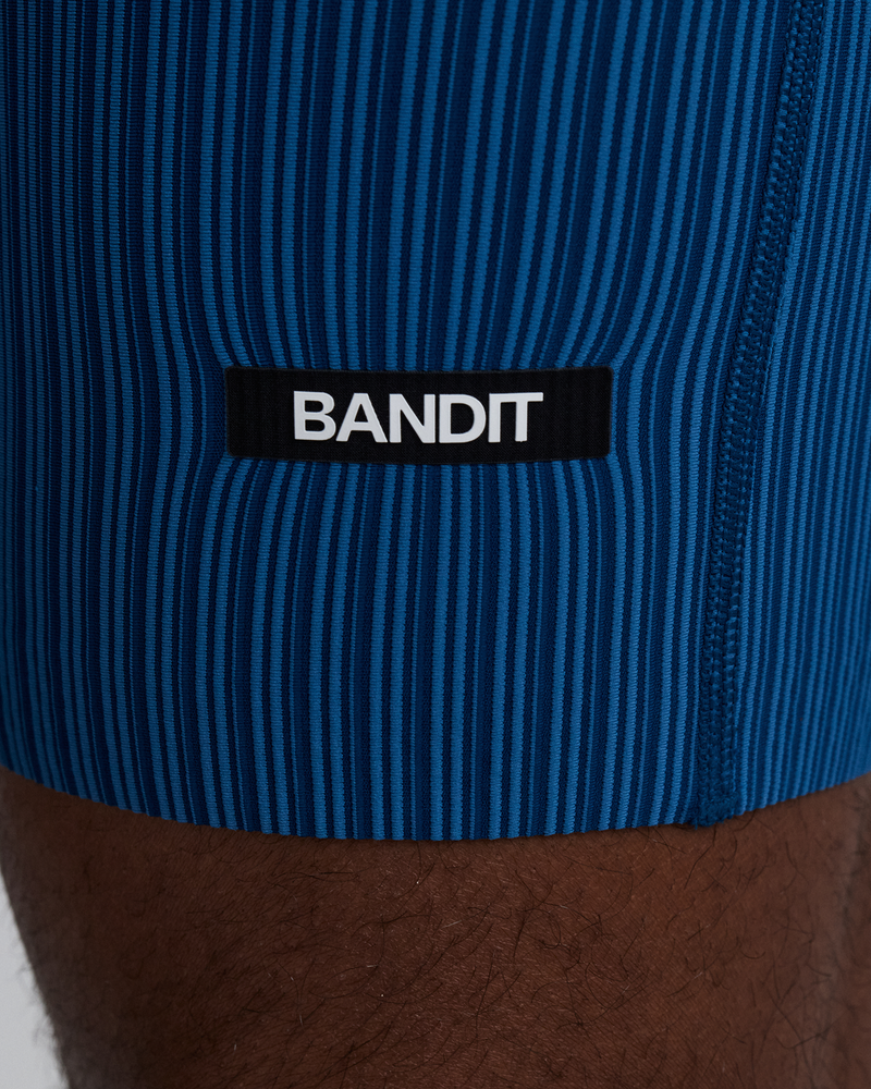 Marathon Sports Bandit Men's Striped Cadence™ 7 Pocket Lined Half Tights
