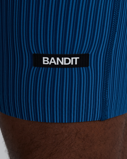 Marathon Sports Bandit Men's Striped Cadence™ 7 Pocket Lined Half Tights