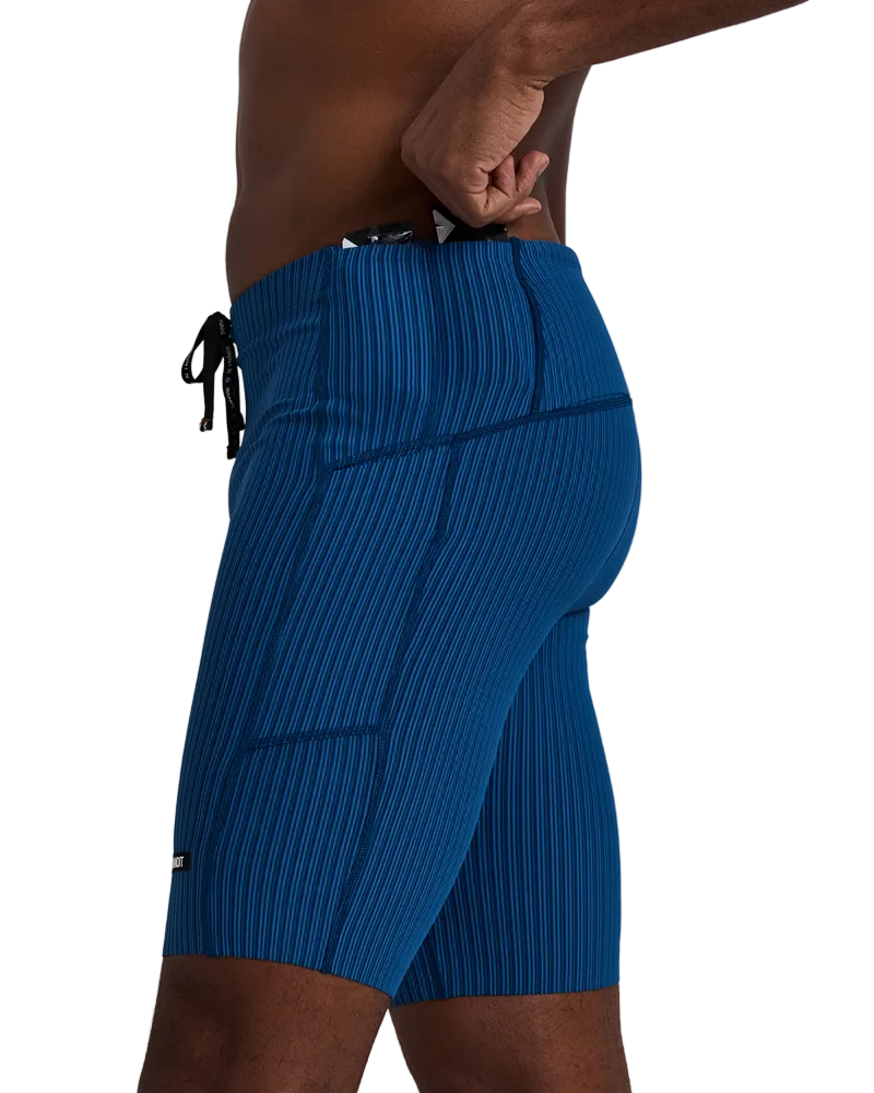 Marathon Sports Bandit Men's Striped Cadence™ 7 Pocket Lined Half Tights