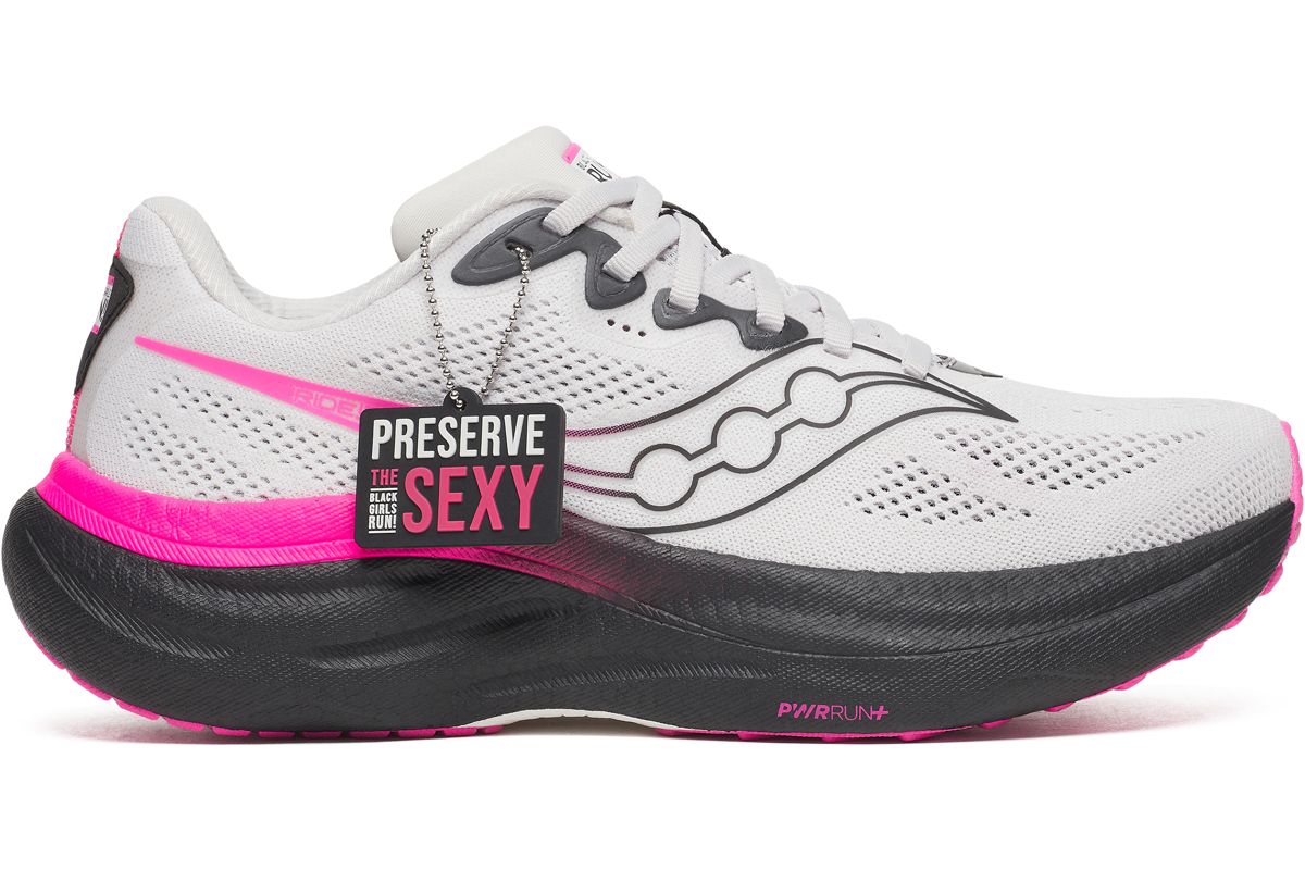 Marathon Sports Saucony Women's Ride 19 Black Girls RUN!