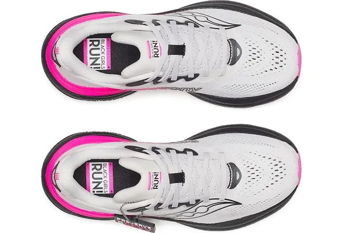 Marathon Sports Saucony Women's Ride 19 Black Girls RUN!