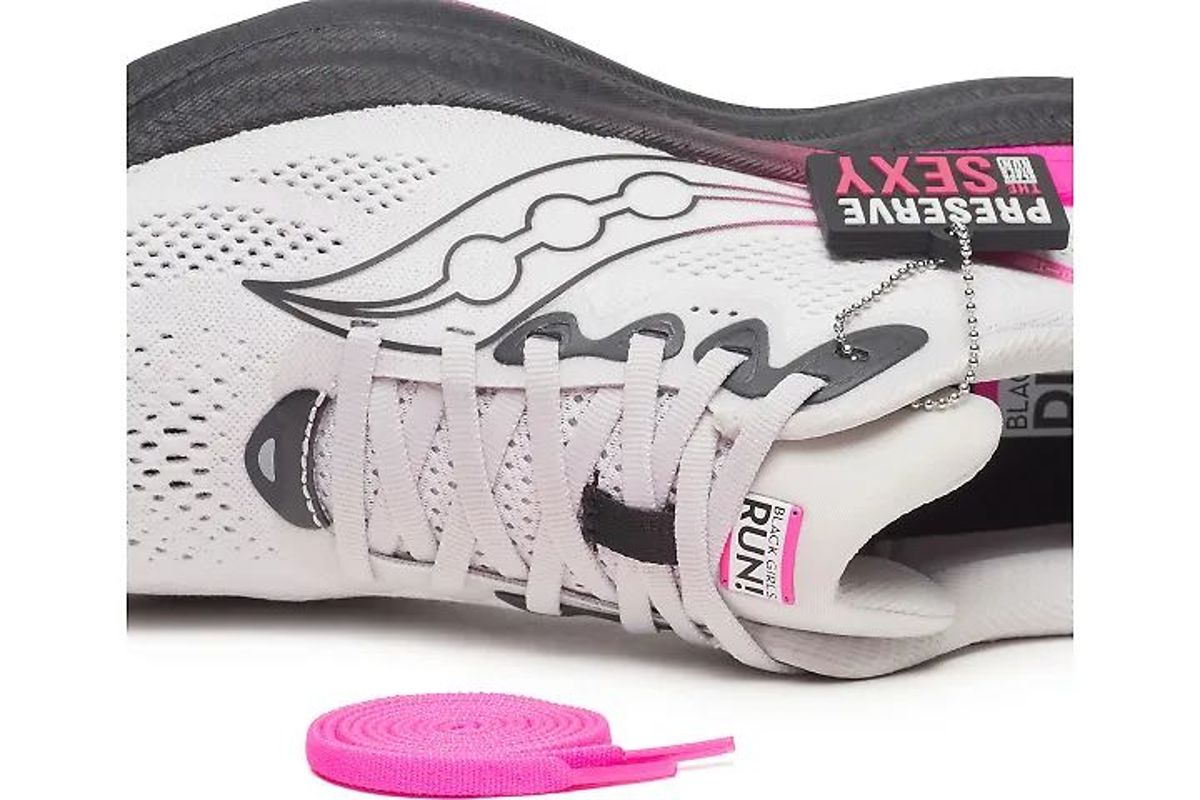 Marathon Sports Saucony Women's Ride 19 Black Girls RUN!