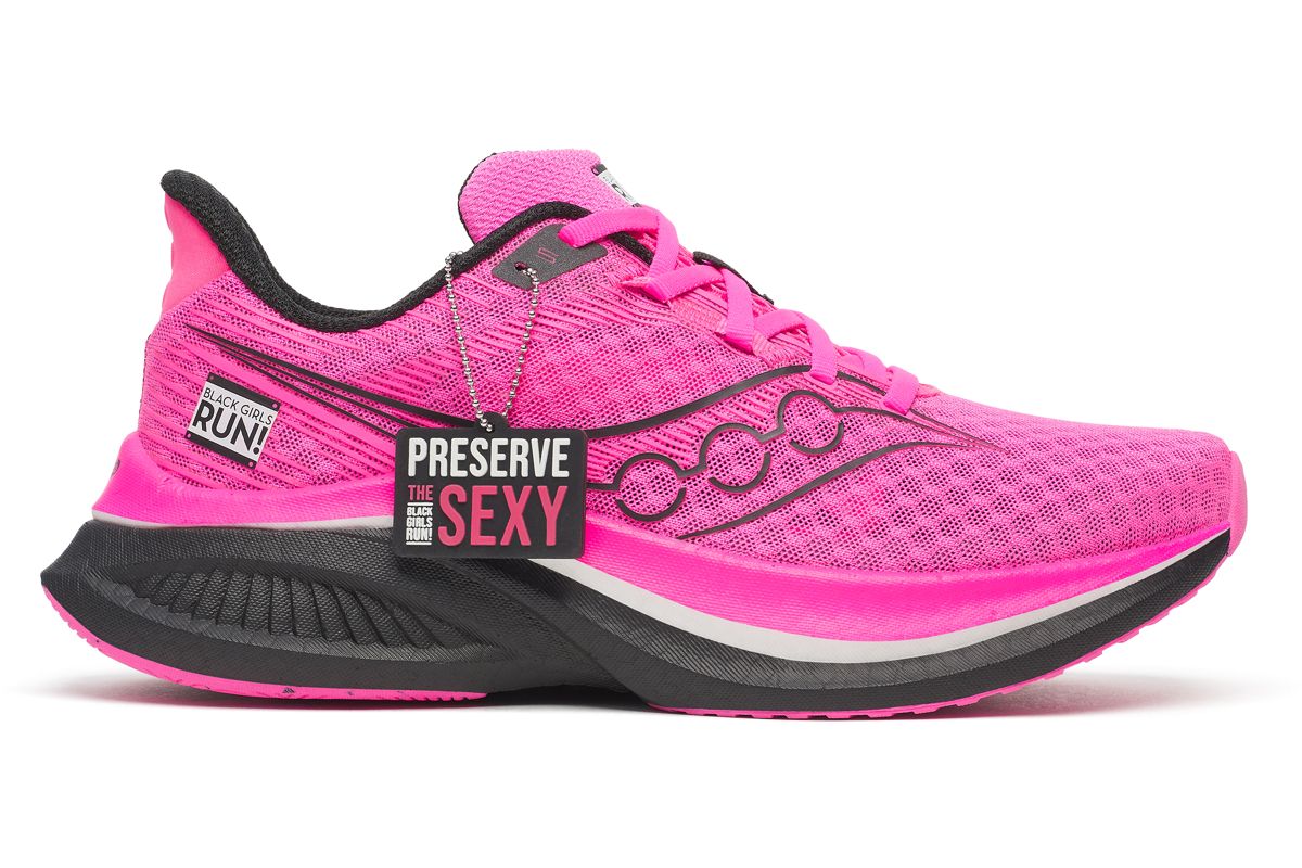 Marathon Sports Saucony Women's Endorphin Speed 5 Black Girls RUN!