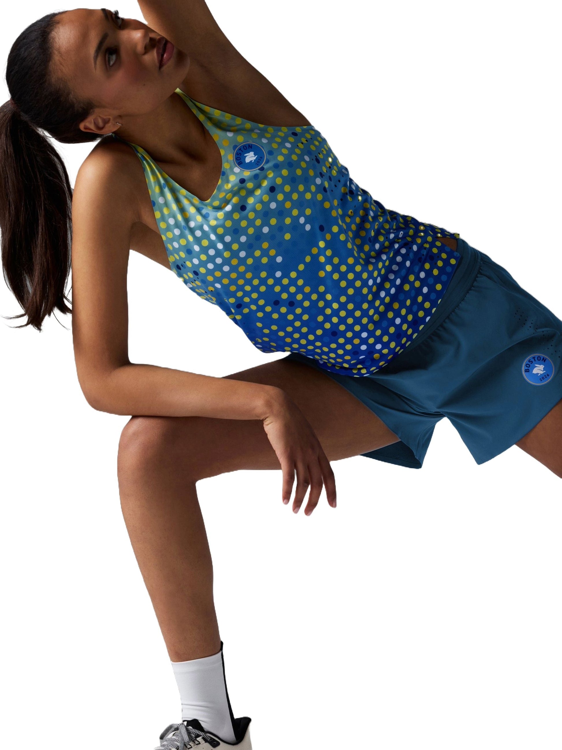 Marathon Sports rabbit Women's Go Time Singlet Boston 2026