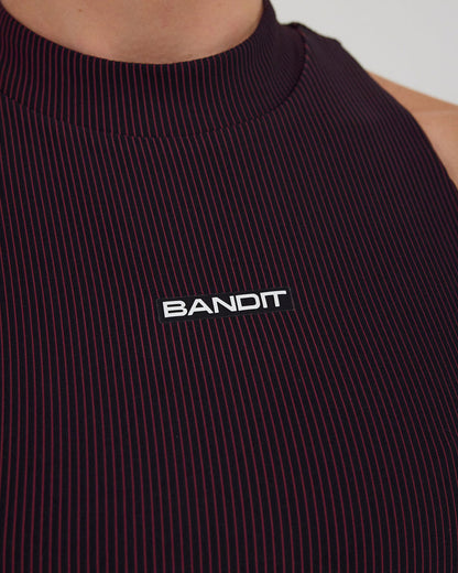 Marathon Sports Bandit Running Women's Striped Cadence™ Vaso Race Crop