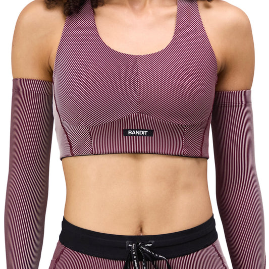 Marathon Sports Bandit Running  Women's Striped Cadence™ Corset Bra I Marathon Sports