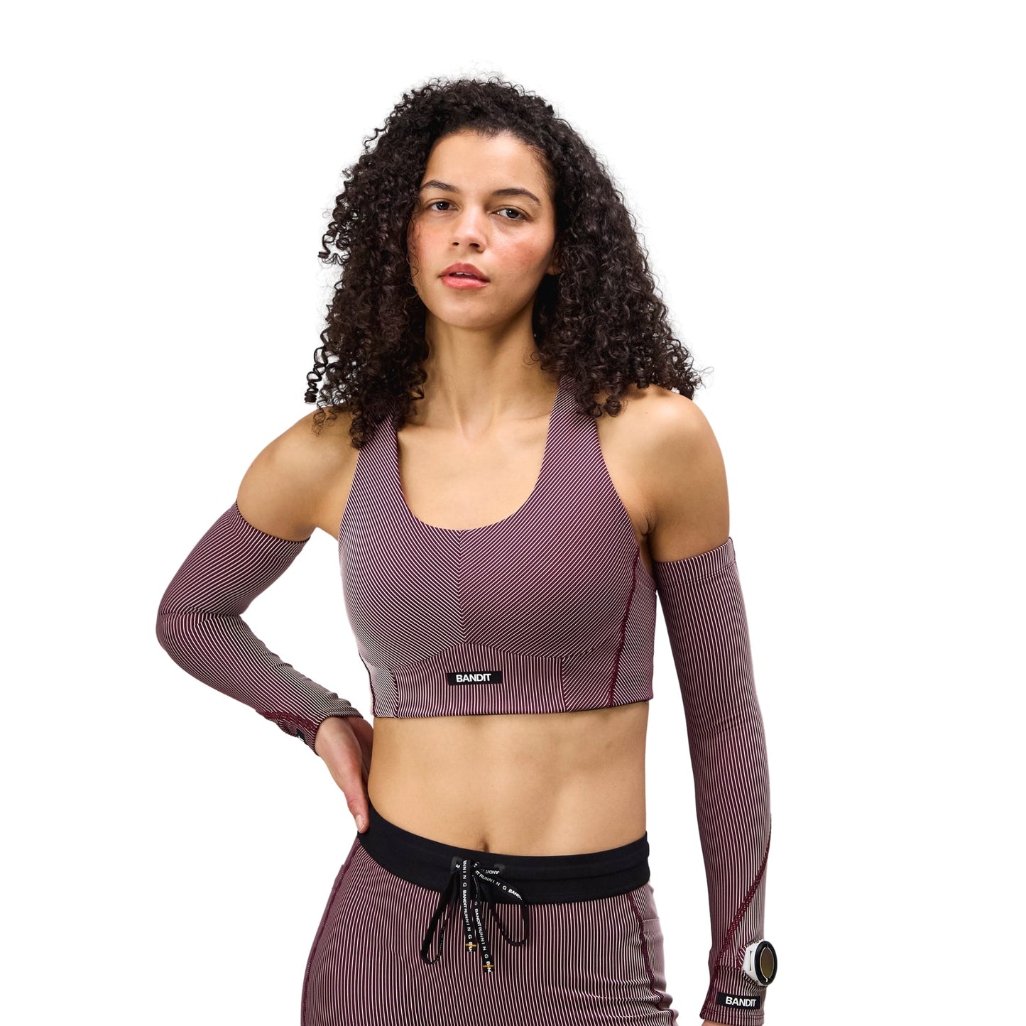 Marathon Sports Bandit Running  Women's Striped Cadence™ Corset Bra I Marathon Sports