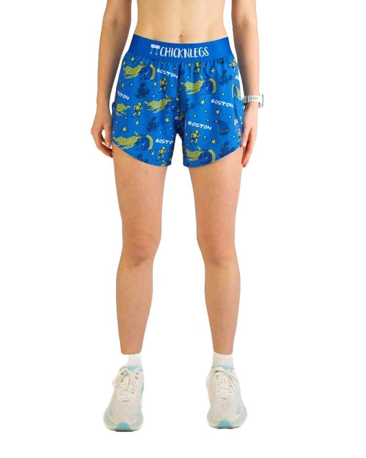 Marathon Sports Women's Chicknlegs   Shorts 4" Boston Doodle Edition
