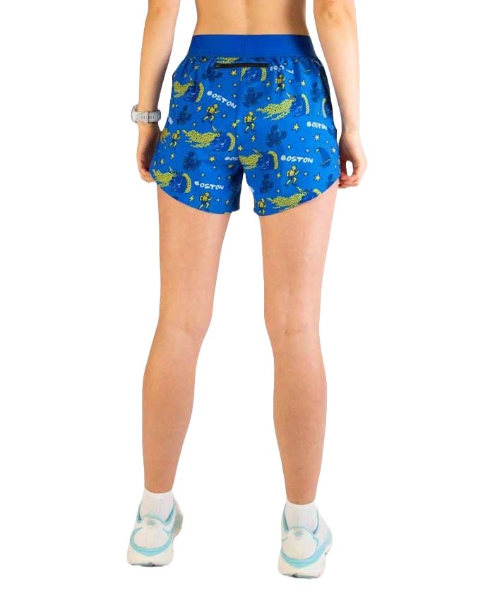 Marathon Sports Women's Chicknlegs   Shorts 4" Boston Doodle Edition