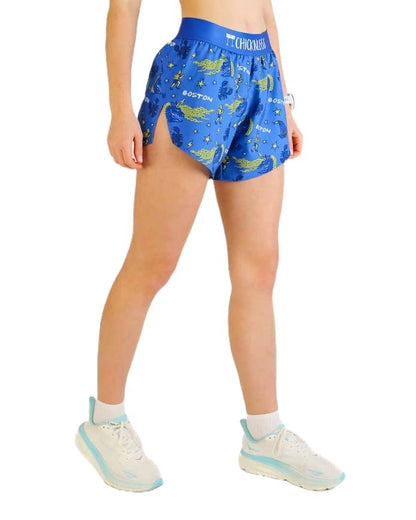Marathon Sports Women's Chicknlegs   Shorts 4" Boston Doodle Edition