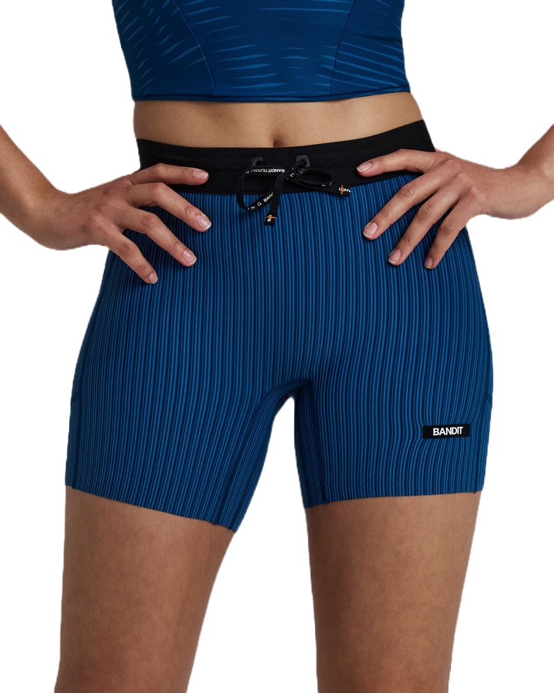 Marathon Sports Bandit Running Women's Striped Cadence 5" Compression Shorts