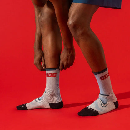 Marathon Sports Feetures Elite Light Cushion Mini Crew Boston 2025