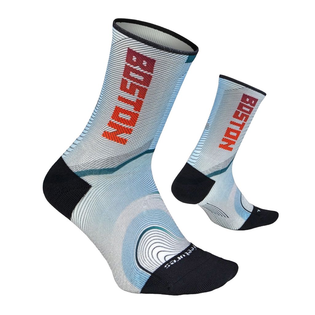 Marathon Sports Feetures Elite Light Cushion Mini Crew Boston 2025