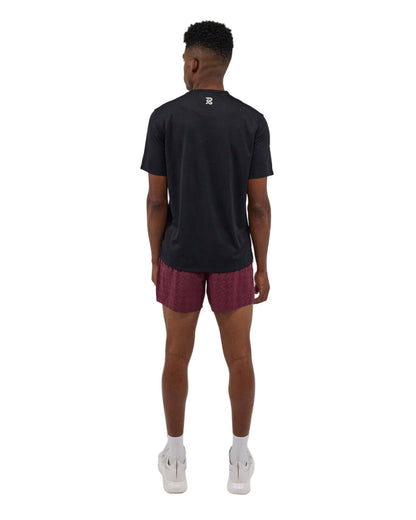 Marathon Sports Bandit Running Cheque Jacquard Short Sleeve Tee
