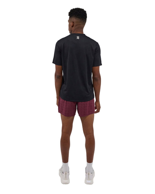Marathon Sports Bandit Running Cheque Jacquard Short Sleeve Tee