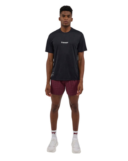 Marathon Sports Bandit Running Cheque Jacquard Short Sleeve Tee