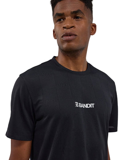 Marathon Sports Bandit Running Cheque Jacquard Short Sleeve Tee