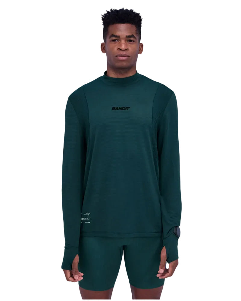 Marathon Sports Bandit Running Men's Auragrid™  Mockneck Long Sleeve