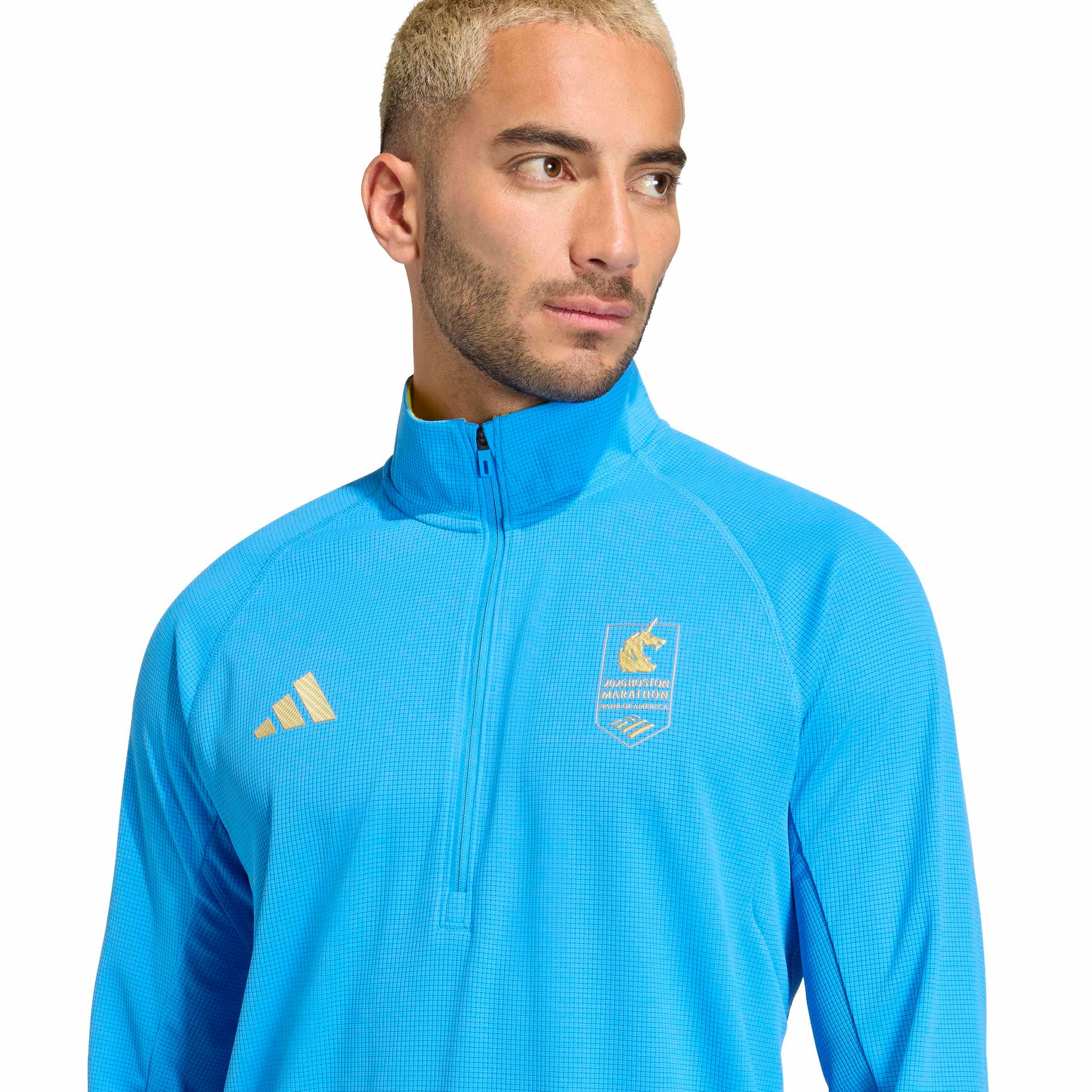Marathon Sports adidas Men's BAA Boston Marathon® 2026 1/2 Zip Long Sleeve
